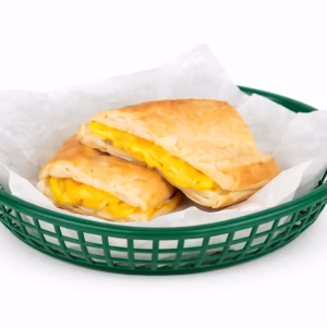 Pressed with butter on Cuban break with cheese of your choice.